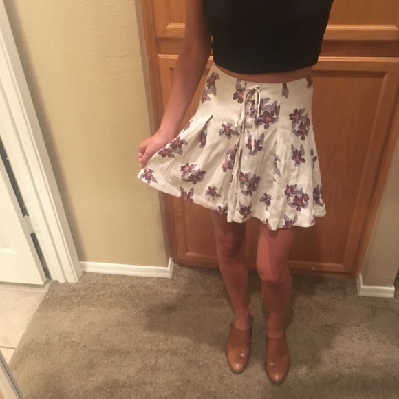Free People Floral Print Skirt - Picture 5 of 6